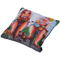Madison Pillow cushion 50 x 50 Dames op fiets outdoor Madison