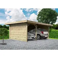 Solid Carport S7757 506x706x250cm