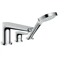 Hansgrohe Talis E afdekset 3-gats badrandcombinatie chroom