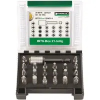 Stahlwille 1204/21-1 BIT-SET IN KUNSTSTOFFBOX 96080121 Bitset