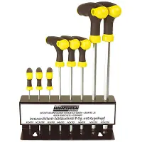 BRÜDER MANNESMANN Inbus T-greepset 8 dlg (Hobby) - 18165