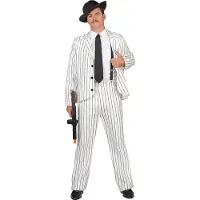 Vegaoo Wit gangster pak voor mannen