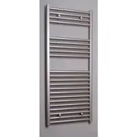 Sanicare design handdoekradiator 45x112cm inox look
