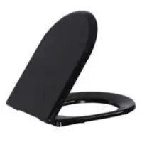 Creavit Black toiletzitting met softclose
