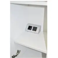 Sanicare Inbouw / opbouw contactdoos en schakelaar zilvergrijs