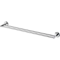 Haceka Pro2000 Handdoekhouder dubbel 80 cm chroom