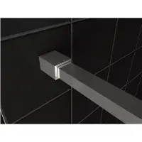 Mueller Slimline muurprofiel en stabilisatiestang voor losse glaswand chroom