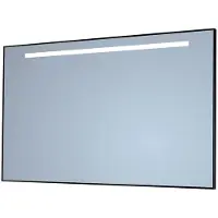 Sanicare Q mirror LED spiegel met zwarte omlijsting 75x70cm