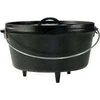 Lodge Logic Deep Camp Dutch Oven ø 30,5 cm gietijzer zwart