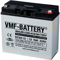 VMF DC22-12 AGM Deep Cycle Loodaccu (12V, 22 Ah, INSERT M5 terminal)