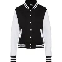 Urban Classics Tussenjas zwart / wit