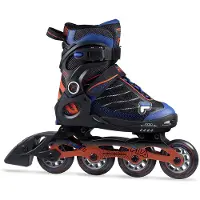 FILA Wizy Aluminium Junior Inline Skates Blauw,Zwart EU 38-41