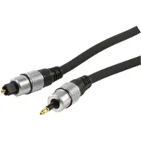 HQ High End Optische Kabel Toslink naar mini-Toslink 2,5 Meter