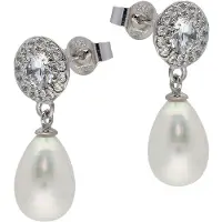 Diamonfire Zilveren oorhangers diamonfire Pearls 808.0399.00
