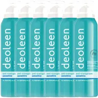 Deoleen Deodorant Spray Gevoelige Huid Voordeelverpakking 6x150ml