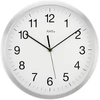 AMS Zendergestuurde wandklok F5525