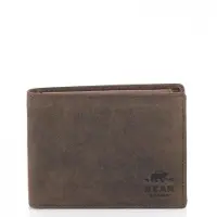 Bear design Lage Billfold HD Bruin