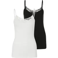 ONLY Top 'ONLKira' zwart / wit