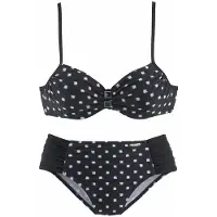 LASCANA Bikini zwart / wit