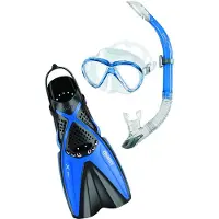 Mares Aquazone Set X One Marea Snorkeling Set Blauw EU 39-43