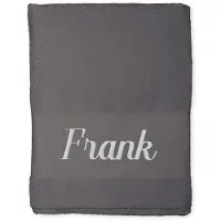 Yoursurprise Handdoek borduren - Antraciet