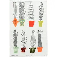 Almedahls Italiensk blomsterhylla keukenhanddoek 47x70 cm Multi