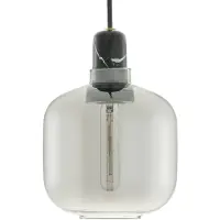Normann Copenhagen Amp Hanglamp Smoke|Black | Small
