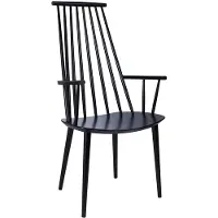 HAY J110 armstoel Black lacquered beech