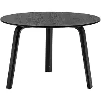 HAY Bella salontafel Black oak, Ø60x39 cm
