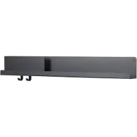 Muuto Folded Shelves Plank Black | 96 x 13 cm