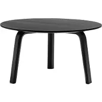 HAY Bella salontafel Black oak, Ø60x32 cm