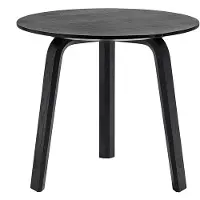 HAY Bijzettafel Bella Coffee Black Ø45 x H39 cm