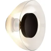 Marset Wandlampe , Aura, Doorzichtig, Woonkamer, Metaal, Designer