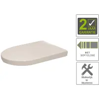 Boss & Wessing BWS Closetzitting Vesta-Junior Softclose Met Deksel 47cm Wit (Wit)