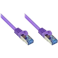 GOOD CONNECTIONS Cat6a, 7,5 meter, Cat6a, S/FTP (S-STP), RJ-45, RJ-45, paars