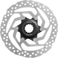 Shimano remschijf SM RT10 160 mm 6 gaats staal zilver