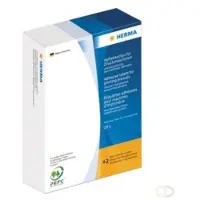 Herma 2903 Hechtetiketten voor drukmachines, DP1, 20 x 50 mm, blauw, permanent hechtend