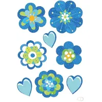 Herma 3706 Stickers MAGIC Flower liefde, Crystal