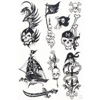 Herma Tattoos Black Art Piraat