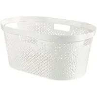 Curver Infinity Dots wasmand - 39 l - wit
