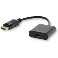 Savio CL-55 video kabel adapter 0,2 m DisplayPort HDMI Type A (Standaard) Zwart