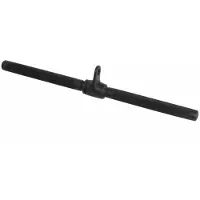 Lifemaxx LMX Black Series Tricep Straight Bar - Zwart