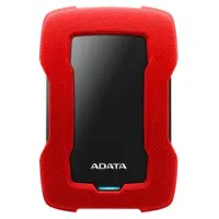 ADATA HD330 - Disque dur - 1 To - externe (portable) - USB 3.1 - AES 256 bits - rouge