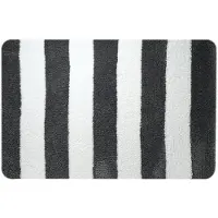 Sealskin Badmat Linje Grijs met Wit 90x60 cm