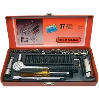 Skandia Doppendoos 1/4 En 3/8 37Dlg