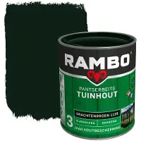Rambo Pantserbeits Tuinhout Zijdeglans Dekkend Grachtengroen 1128 750 ML