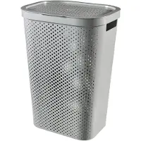 Curver Infinity Dots wasbox - 59 l - zilver