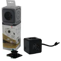 PowerCube Extended 3m Duo USB Zwart