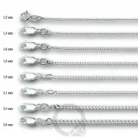 Trendjuwelier huiscollectie 1002002 Zilveren Ketting Gourmet 1,4 mm