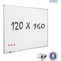 Smit Visual Mat Whiteboard 120x160 cm - Magnetisch / Emaille - 4:3
